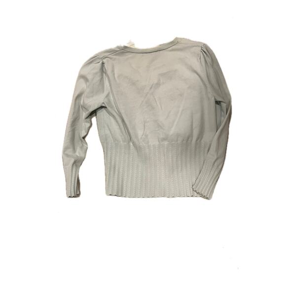 Authentic 1928 White Button Up Sweater Womans M - Picture 2 of 3